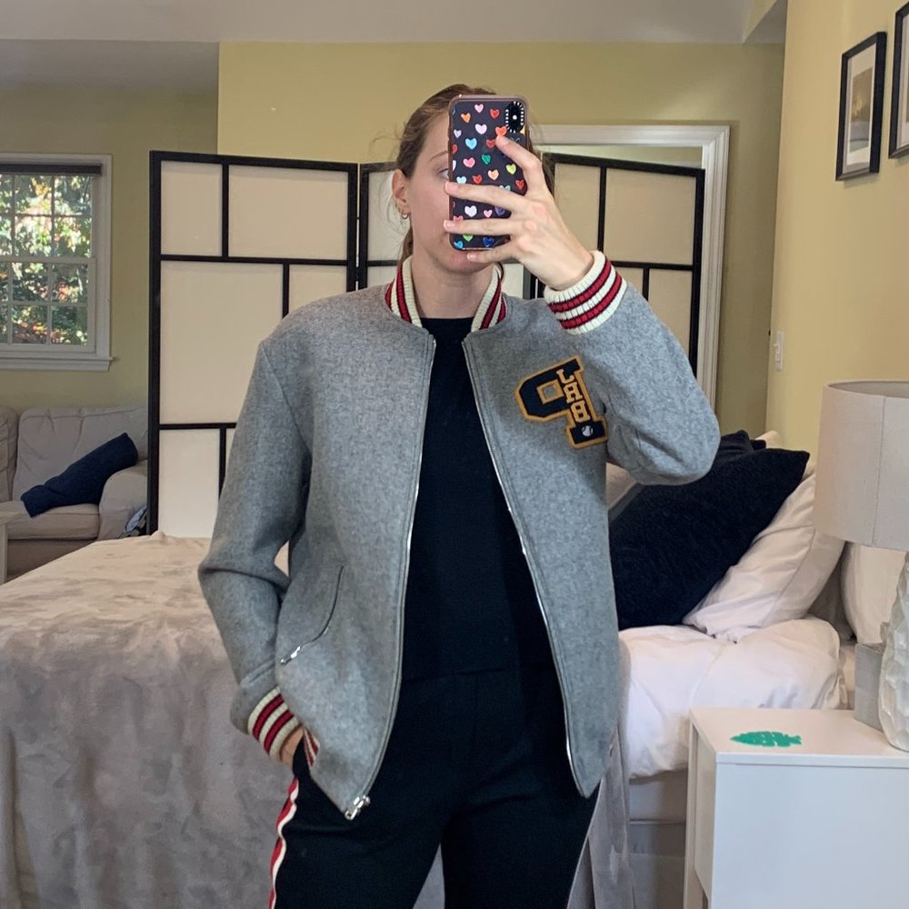 Zara Varsity Bomber Jacket